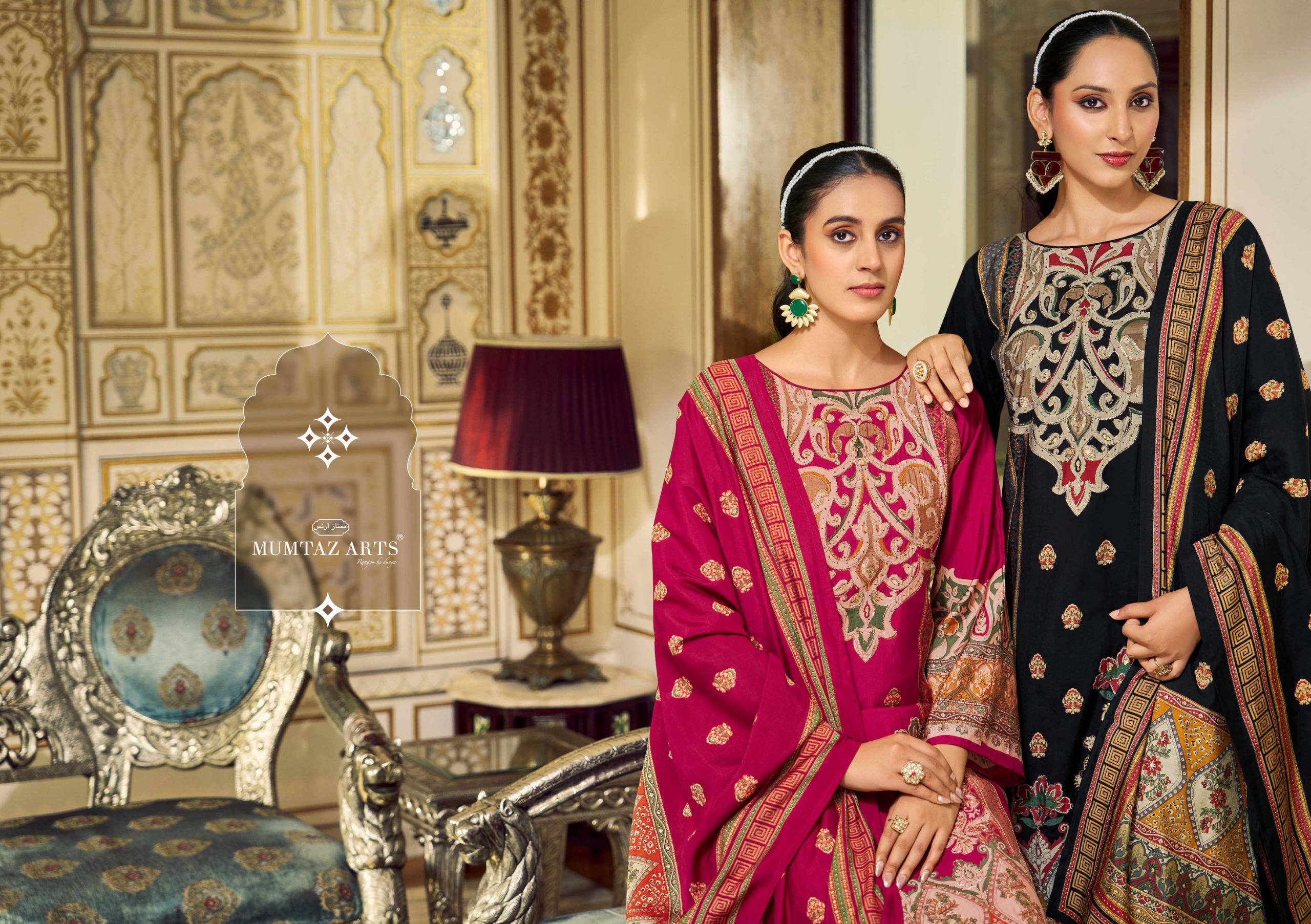 MEHR-E-GUL by MUMTAZ ARTS 1001 TO 1004 SERIES Pakistani Stylish PURE MODAL COLLECTION At Wholesale Price